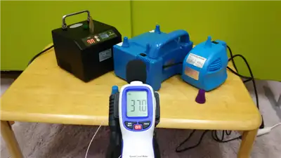 電動式ポンプの作動音比較