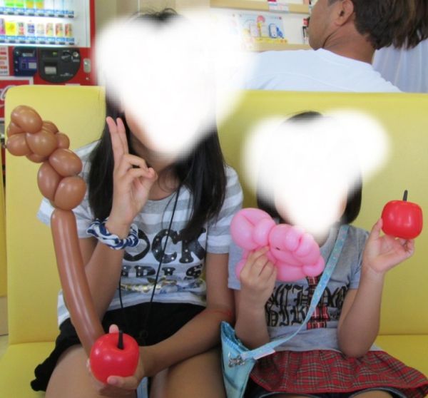 Happy Balloon Project ドコモショップ枚方船橋店夏祭りチャリティー企画