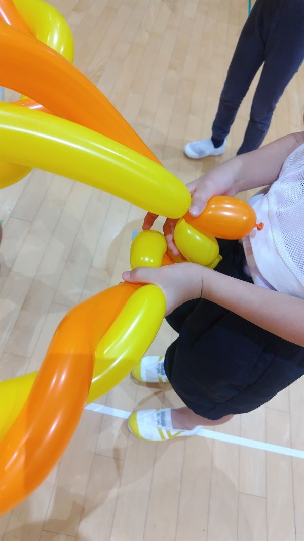 Happy Balloon Project リースとネズミ作り