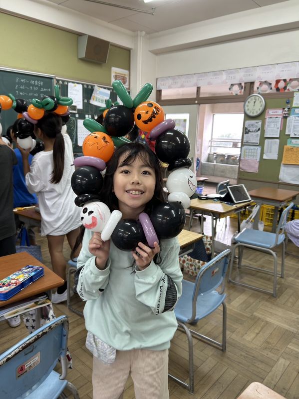 Happy Balloon Project 久米小学校体験教室