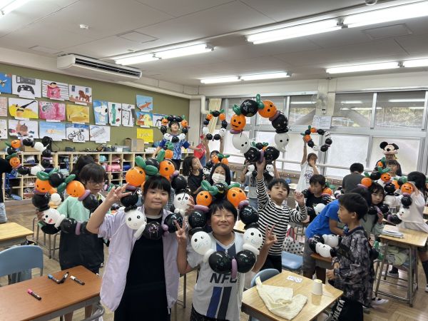 Happy Balloon Project 久米小学校体験教室