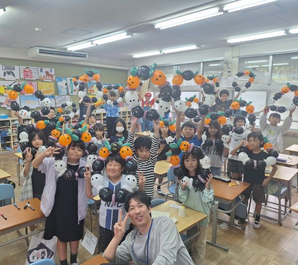 Happy Balloon Project 久米小学校体験教室