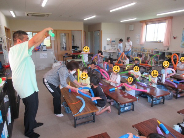Happy Balloon Project 美旗小学校区放課後児童クラブバルーン体験