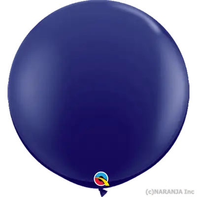ラウンド3ftQ ファッションカラー 単色 ネイビー