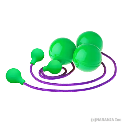 スリー ジャグリングポイ セット M 緑