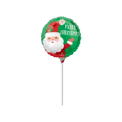 スマイリー サテン サンタ クリスマス 4インチ