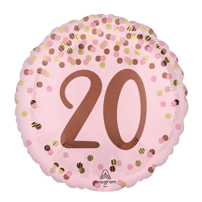 プリティ ピンク 20th バースデー 18インチ