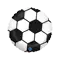 (画像)サッカーボールホワイト 9インチ