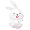 (画像)ピンク＆ホワイト バニー 38"