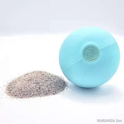 ボール本体と中身の砂